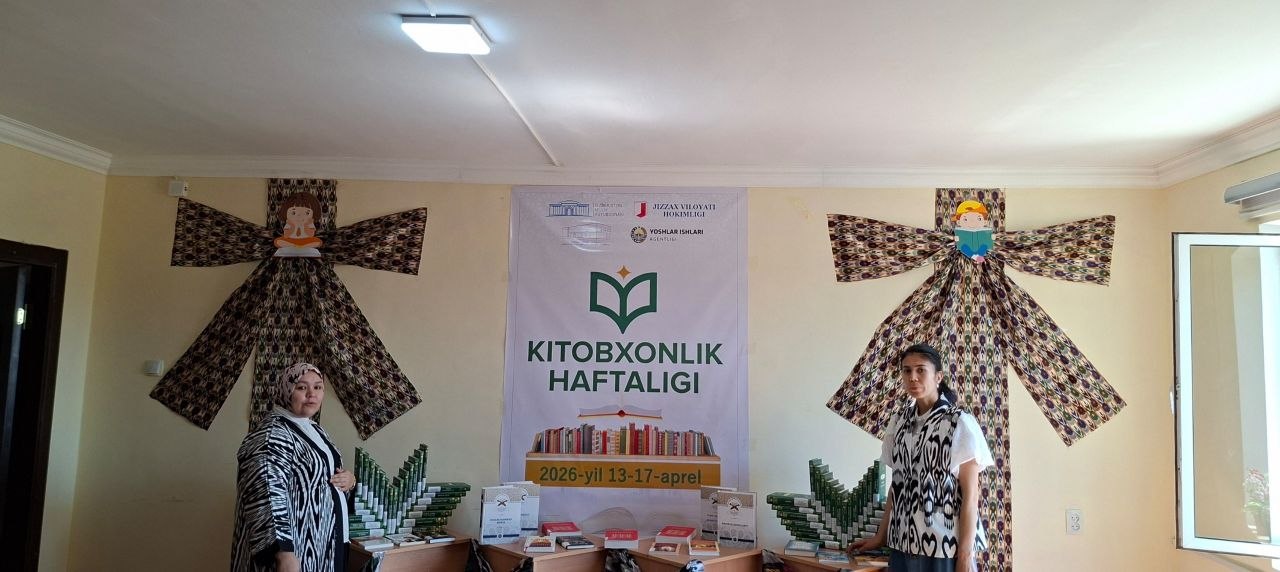  “Kitobxonlik haftaligi” doirasida kitob ko‘rgazmasi tashkil etildi.